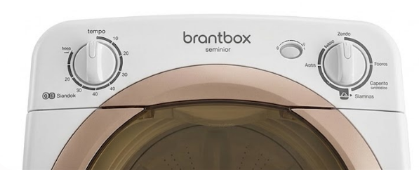 Maquina de Lavar Tanquinho Semiautomático Brandbox Compact – Edição Bronze