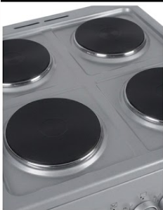 Fogão Elétrico ANGO-ERI 4 Bocas com Forno – Inox