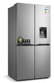 Geladeira-Refrigerador French Door SPJ Inox 4 Portas – No Frost com Dispenser de Água