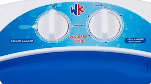 Máquina de Lavar Roupa Semiautomática WK Fácil Lavagem 12kg (WK-8582)