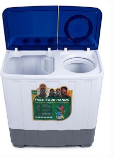 Máquina de Lavar e Centrifugar Semiautomática Syinix Duas Cubas 17kg (Twin Tub)