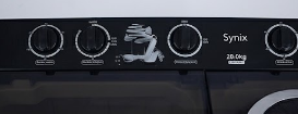 Máquina de Lavar e Centrifugar Semiautomática Syinix Duas Cubas 20kg (Twin Tub)