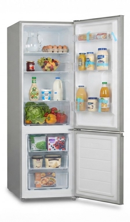 Geladeira INDEMAX 390 Litros – Inox Escuro com Dispensador de Água