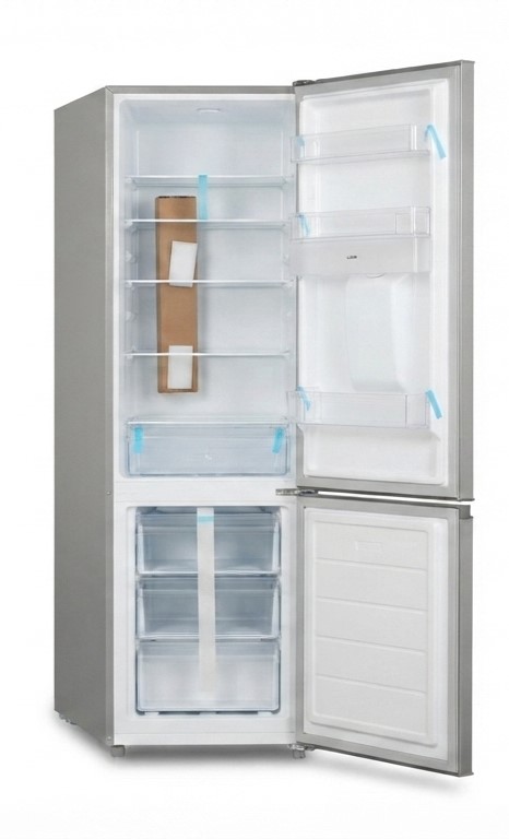 Geladeira INDEMAX 390 Litros – Inox Escuro com Dispensador de Água